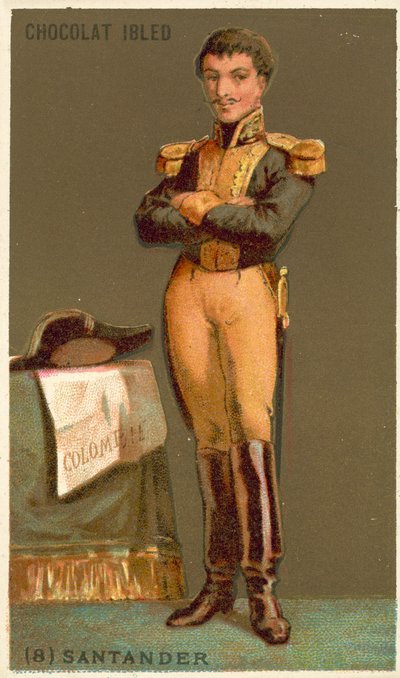 Francisco de Paula Santander, soldado y político colombiano de French School